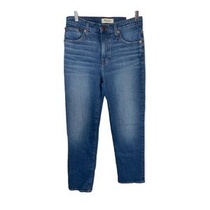 Madewell The mid-rise perfect vintage straight jean Marchman Wash Size 26
